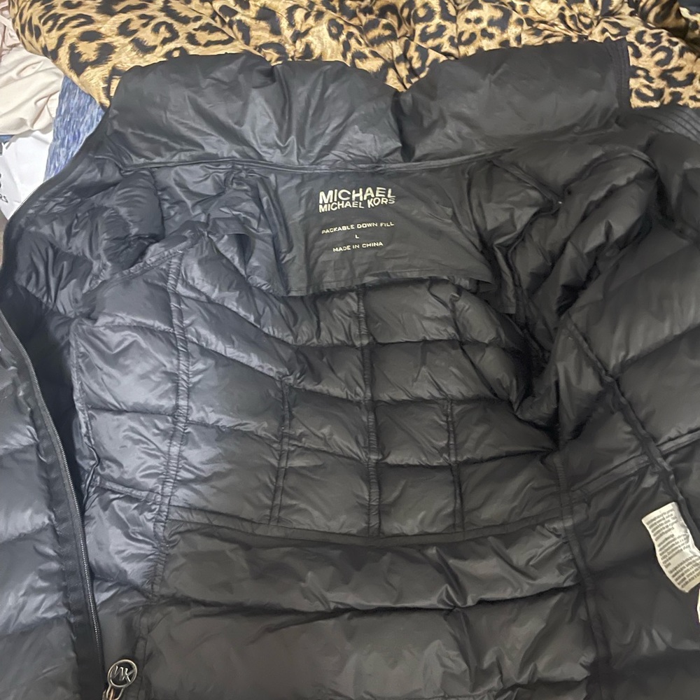Black Michael Kors coat